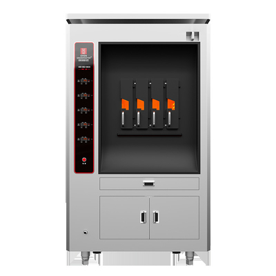 Machine à griller le poisson électrique commercial 6 compartiments 380KG