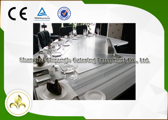acheter Induction japonaise faite sur commande de gril de Teppanyaki/Hibachi électrique Cooktop construit dans le ventilateur online manufacture