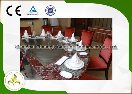 acheter Le restaurant japonais Hibachi de Tableau de gril grillent 7 capacités de Seat pour le poulet de mouton de boeuf online manufacture