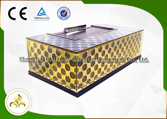 acheter Distinctif extérieur d'intérieur de gril de Teppanyaki Hibachi conçu pour l'hôtel/plaza de nourriture online manufacture