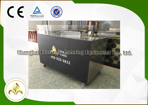 acheter Ventilateur intégré de gril commercial de Hibachi de plat de Teppanyaki d'induction online manufacture