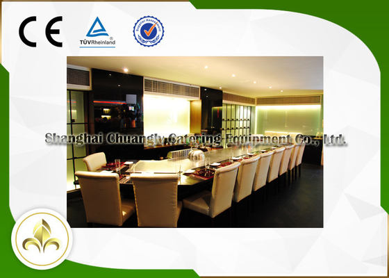 acheter Le pont forment le gril extérieur de gaz de Hibachi de 13 sièges, Tableau extérieur de Teppanyaki online manufacture