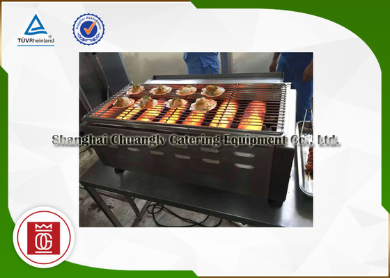 acheter Grils commerciaux de barbecue de gaz de grande cuisine, gril de barbecue de gaz naturel avec 6 brûleurs fabrication en ligne