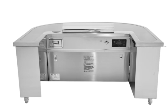 acheter Échappement de fumée vers le bas 10/12 sièges Tube électrique voûté arqué Table de gril Teppanyaki online manufacture