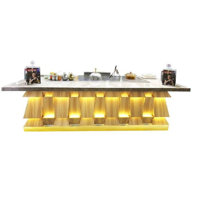 acheter Chauffage électromagnétique 15KW de Teppanyaki de rectangle de Tableau multifonctionnel de gril online manufacture