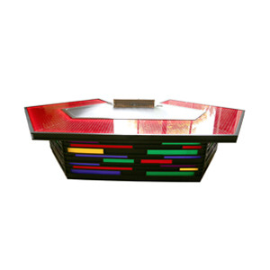 acheter Tableau de gril de Teppanyaki de gaz de couleur d'arc-en-ciel de forme de pont avec le système d'épuisement online manufacture