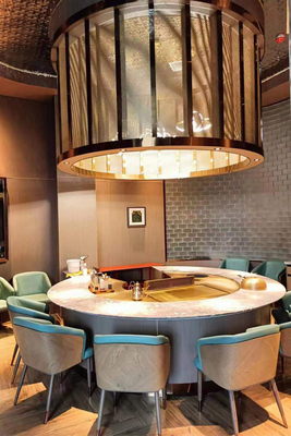 acheter Tableau japonais sans fumée de gril de Teppanyaki de cercle fabrication en ligne