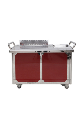 acheter Acier inoxydable de GREENARK TO29 en bas de Tableau mobile de gril de Teppanyaki d'échappement - gaz online manufacture