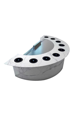 acheter Gril de barbecue de plat de fer d'acier inoxydable de Tableau de Hibachi de restaurant japonais online manufacture