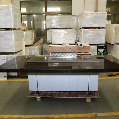 acheter Acier inoxydable électrique en bas du gril de Tableau de Teppanyaki d'échappement en bas de l'épuisement pour l'hôtel de restaurant online manufacture