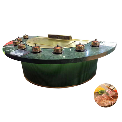 acheter Décoration personnalisée Meubles Restaurant Hibachi Grill Surface de cuisson plate online manufacture