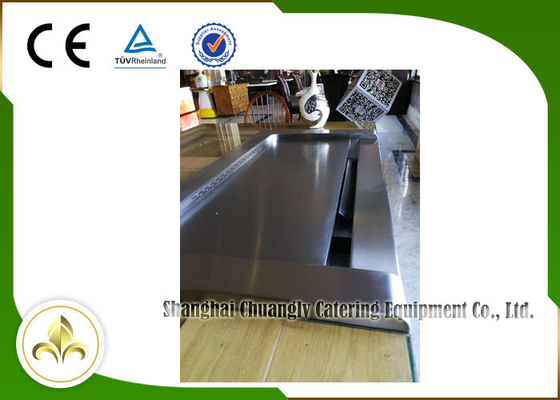 acheter 8 sièges en bas de Tableau portatif électrique de gril de Teppanyaki de rectangle d'épuisement de fumée online manufacture