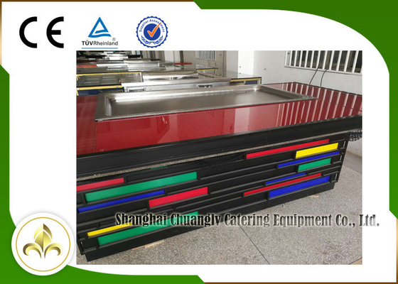 acheter Échappement supérieur Teppanyaki du gril 8 de S/S de sièges de vapeur d'intérieur électrique de rectangle fabrication en ligne