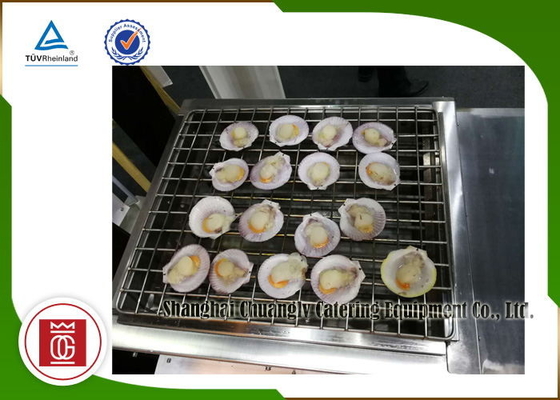 acheter Le barbecue commercial d'huître grille l'hôtel sans fumée électrique de restaurant de gril fabrication en ligne