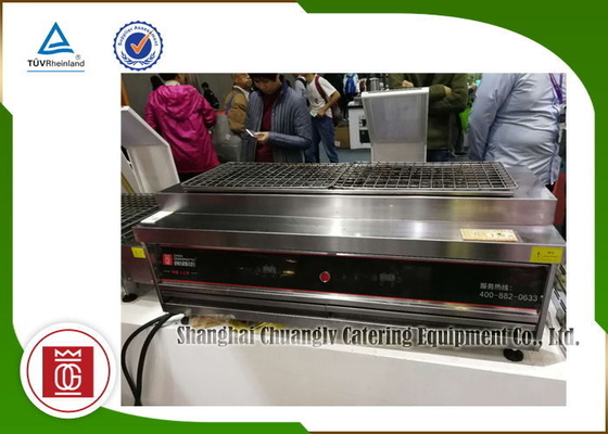 acheter Le barbecue commercial adapté aux besoins du client de cabine en bois grille extérieur d'intérieur électrique de dessus de Tableau fabrication en ligne