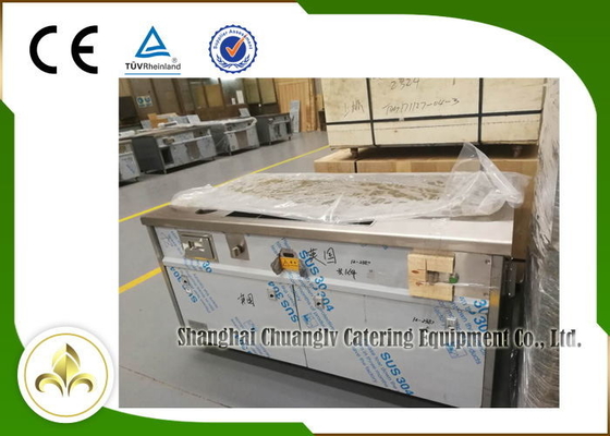 acheter Vapeur de rectangle de Tableau de gril de Teppanyaki de gaz naturel en bas de l'acier inoxydable CSA d'échappement online manufacture