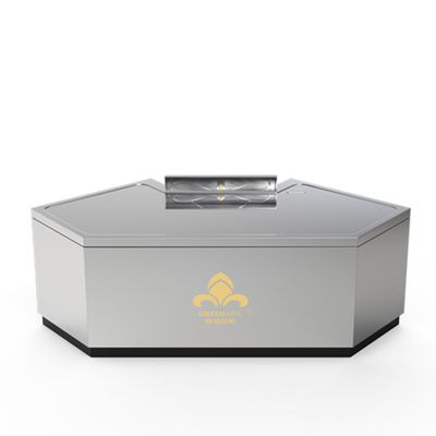 acheter Table de gril Teppanyaki en forme d'arc peut être personnalisé en taille et la méthode d'échappement de fumée (selon les besoins)hibachi grill fabrication en ligne