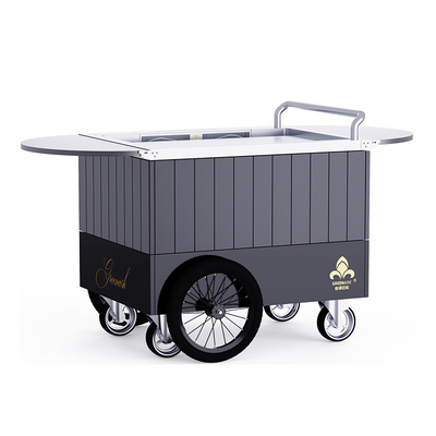 Qualité  black Mobile Teppanyaki Grill  Durable for over 20 years Food grade board Hibachi Grill Table usine