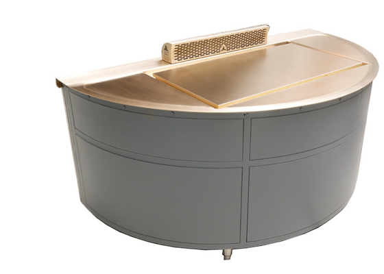 acheter Le gril électrique Cooktop de Teppanyaki entourent semi la forme pour le barbecue extérieur online manufacture