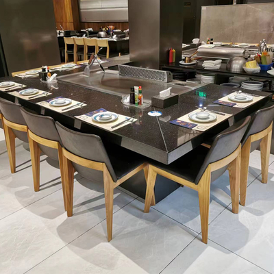 acheter Stainless Steel Teppanyaki Grill Table 2400x850x800mm 8kW fabrication en ligne
