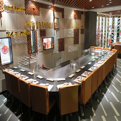 acheter Table de gril commercial Teppanyaki en acier allié de 20 mm 8000W fabrication en ligne