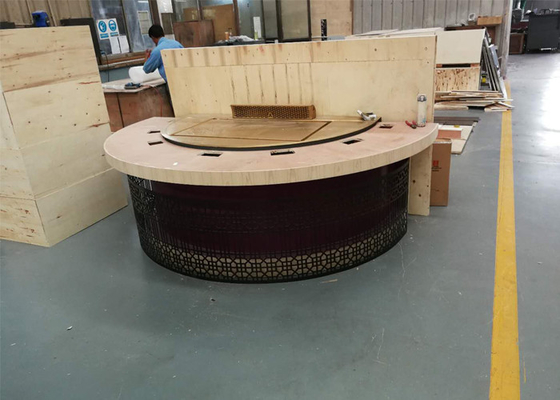 acheter Gril japonais de Teppanyaki de restaurant avec semi la décoration de dessus de Tableau de cercle online manufacture