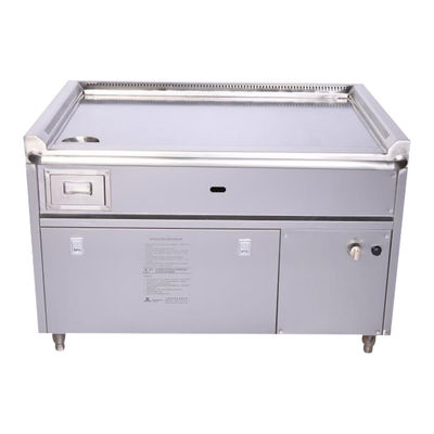 acheter Commercial Stainless Steel Gas Smokeless Teppanyaki Grill Table with 8000W Power and 220-240V/380V Voltage fabrication en ligne