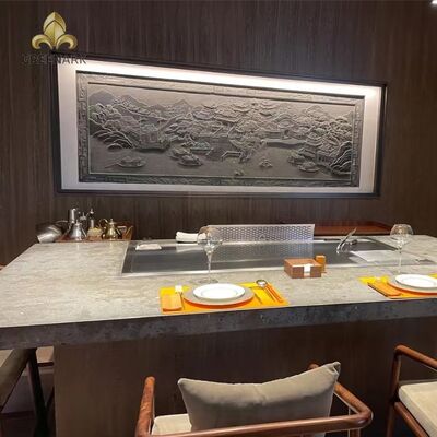 acheter Table de gril Teppanyaki 5KW avec une garantie d'un an pour les restaurants et les hôtels fabrication en ligne