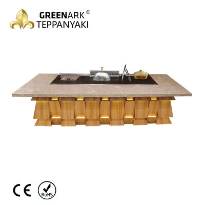 acheter Table de grill Teppanyaki commerciale multifonctionnelle 3 en 1 pour food plaza et restauration en plein air fabrication en ligne