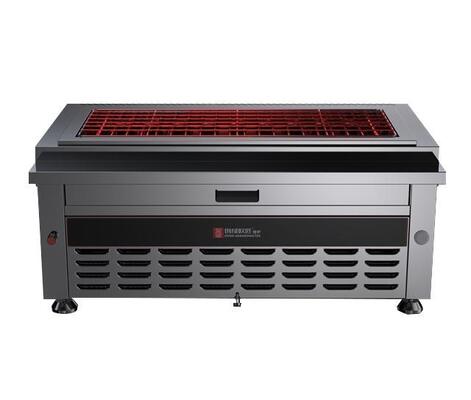 acheter Grill à gril sans fumée à chauffage rapide 380V/6KW en acier inoxydable pour un usage commercial fabrication en ligne