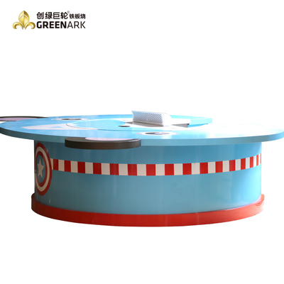 acheter Chauffage par induction de Tableau de gril de Teppanyaki de rectangle avec l'épurateur de vapeur online manufacture