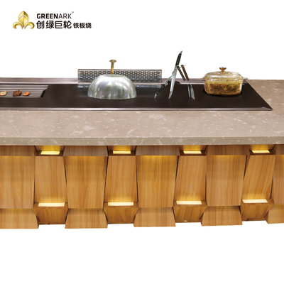 acheter Longueur du chauffage par induction de Tableau de gril de Teppanyaki de rectangle 2400mm online manufacture
