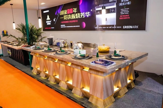 acheter Chauffage par induction de gril de Tableau de Teppanyaki de barbecue d'acier inoxydable online manufacture