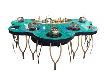 acheter Induction commerciale 8KW de tube d'Electricial de Tableau de gril d'acier inoxydable Teppanyaki online manufacture