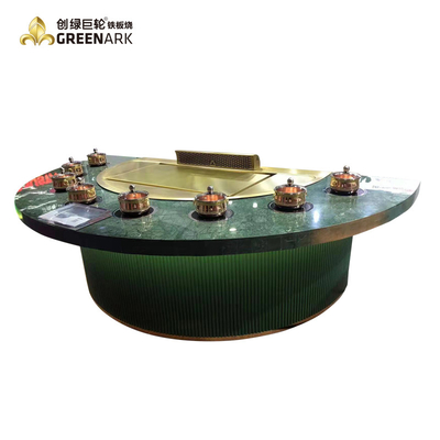 acheter Gril électromagnétique d'acier inoxydable Teppanyaki Hibachi pour la cuisine commerciale fabrication en ligne