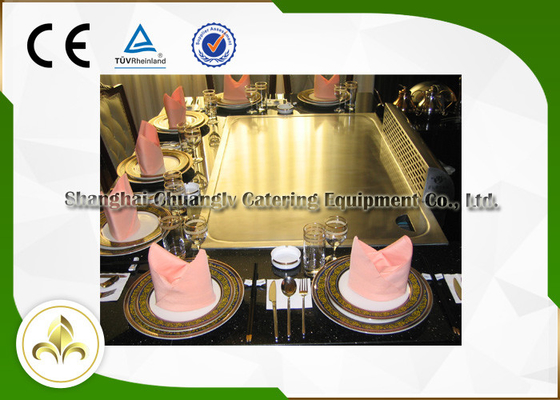 Baisse de système de ventilation dans la capacité de sièges du rendement élevé 7 de Tableau de gril de Teppanyaki