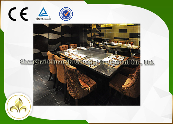 Dix sièges LPG/Tableau de gril de Teppanyaki gaz naturel de canalisation, Tableau résidentiel de gril de Hibachi
