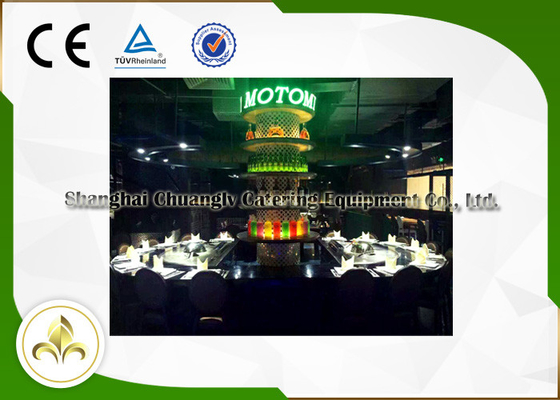 Semi le cercle intoxiquent l'acier inoxydable 304/matériel de restaurant de gril de Teppanyaki acier allié