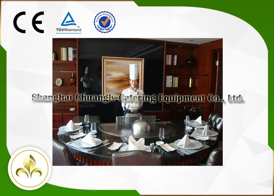 Gril commercial de restaurant japonais de demi-cercle de gauffreuse de gaz de sept Seat au Tableau