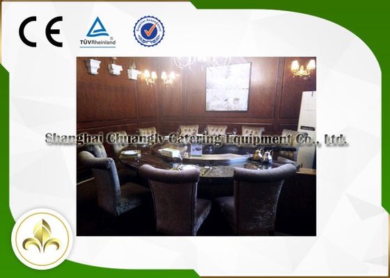 Le goût royal de cercle d'acier inoxydable Teppanyaki de Tableau professionnel de gril a conçu