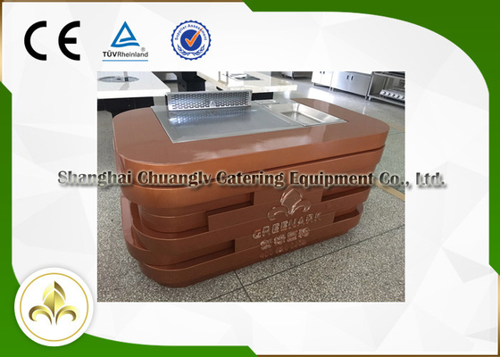 Chauffage par induction électromagnétique portatif de Tableau de Hibachi de gril mobile de Teppanyaki