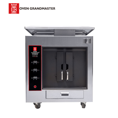 La commande numérique 180KG de machine de gril de 3 poissons de phase a grillé le four de poissons
