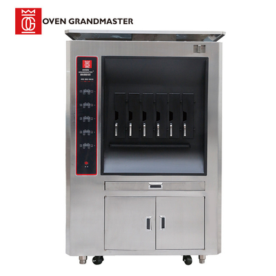 Plaza automatique à une seule couche d'Oven Electric Six Grid Food de machine de gril de poissons