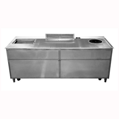 hree-dans-un le haut Tableau efficace multifonctionnel de gril de Teppanyaki