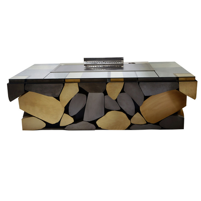 Table à griller électrique mobile Teppanyaki 1,2m 7 sièges