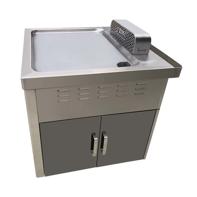 Tableau à griller en acier inoxydable mobile à four simple Teppanyaki électromagnétique