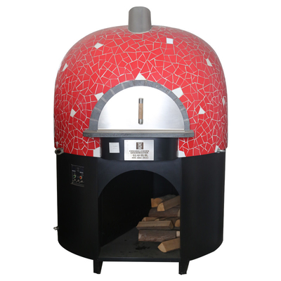 Four italien commercial de pizza du feu en bois
