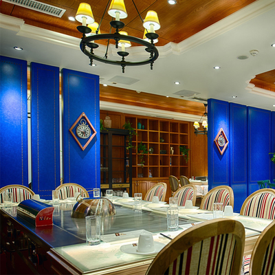 Tableau électrique de gril de Teppanyaki de rectangle avec la décoration adaptée aux besoins du client