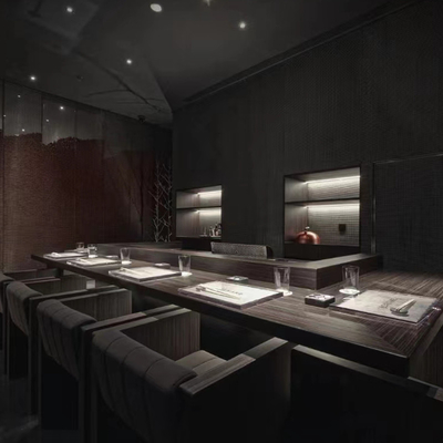 8 - 10 places Restaurant japonais Teppanyaki Grill Table en forme de rectangle