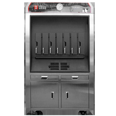 Excellente machine de gril de poissons de charbon de bois d'isolation thermique avec le logo adapté aux besoins du client